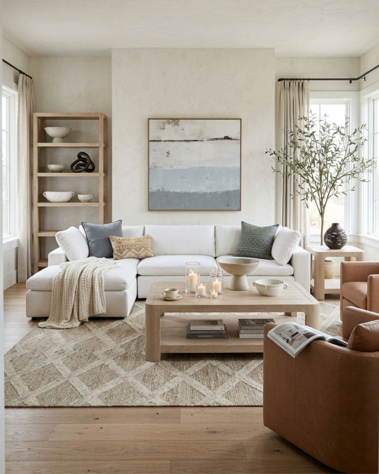 Bright Organic Modern Living Room Design

*Note: This is a digital room mockup showcasing product styling ideas from my room design mood board.

#LTKHome