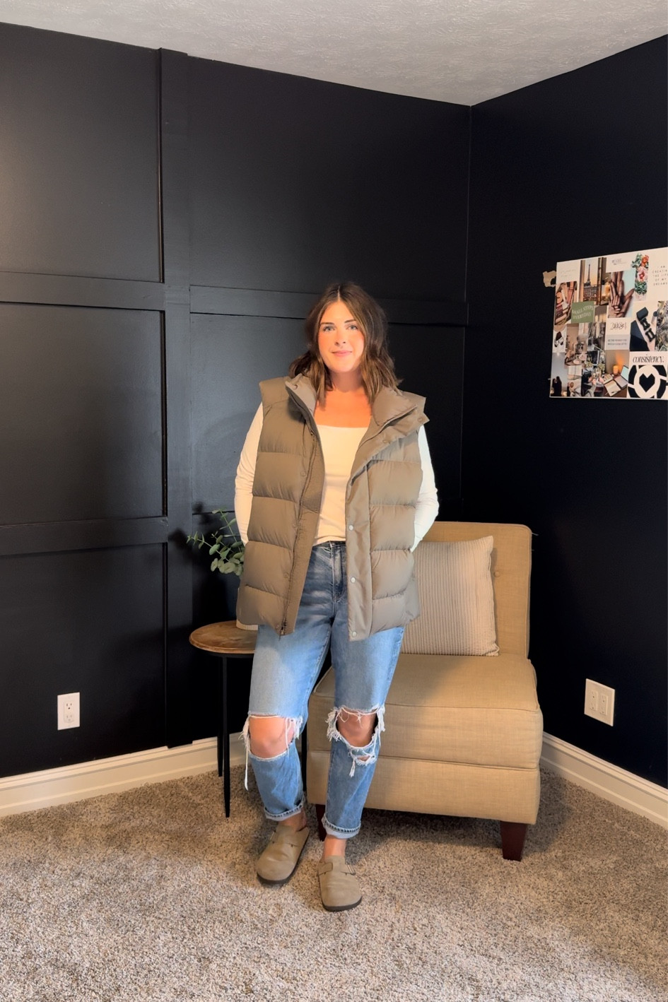 Day 7 of my “realistic sahm/wfhm outfits series” 

American Eagle | mom jeans | baggy jeans | oversized puffer vest | mom outfits | fall outfit inspo | 

#LTKStyleTip #LTKMidsize #LTKFindsUnder50