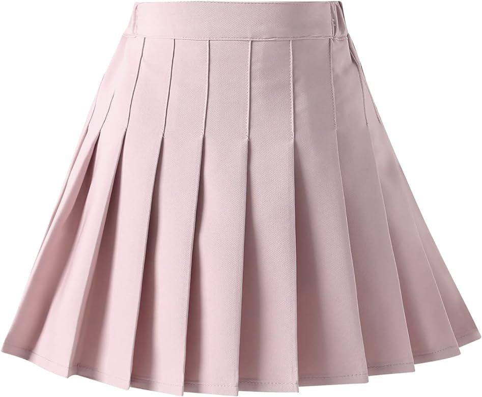 Little Big Girls' Kid Pleated Tennis Short Skirt Skort Kid School Girls Uniform Scooters Skirts | Amazon (US)