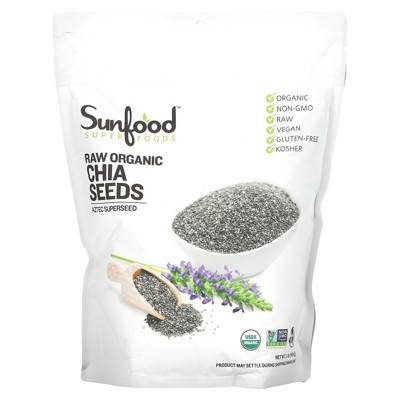 Sunfood Raw Organic Chia Seeds, 1 lb (454 g) | Target