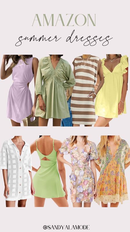 Amazon summer dress | Amazon fashion | Amazon summer style | Amazon striped summer dress | Amazon casual summer dress | Amazon floral dress 

#LTKStyleTip #LTKFindsUnder100 #LTKSeasonal