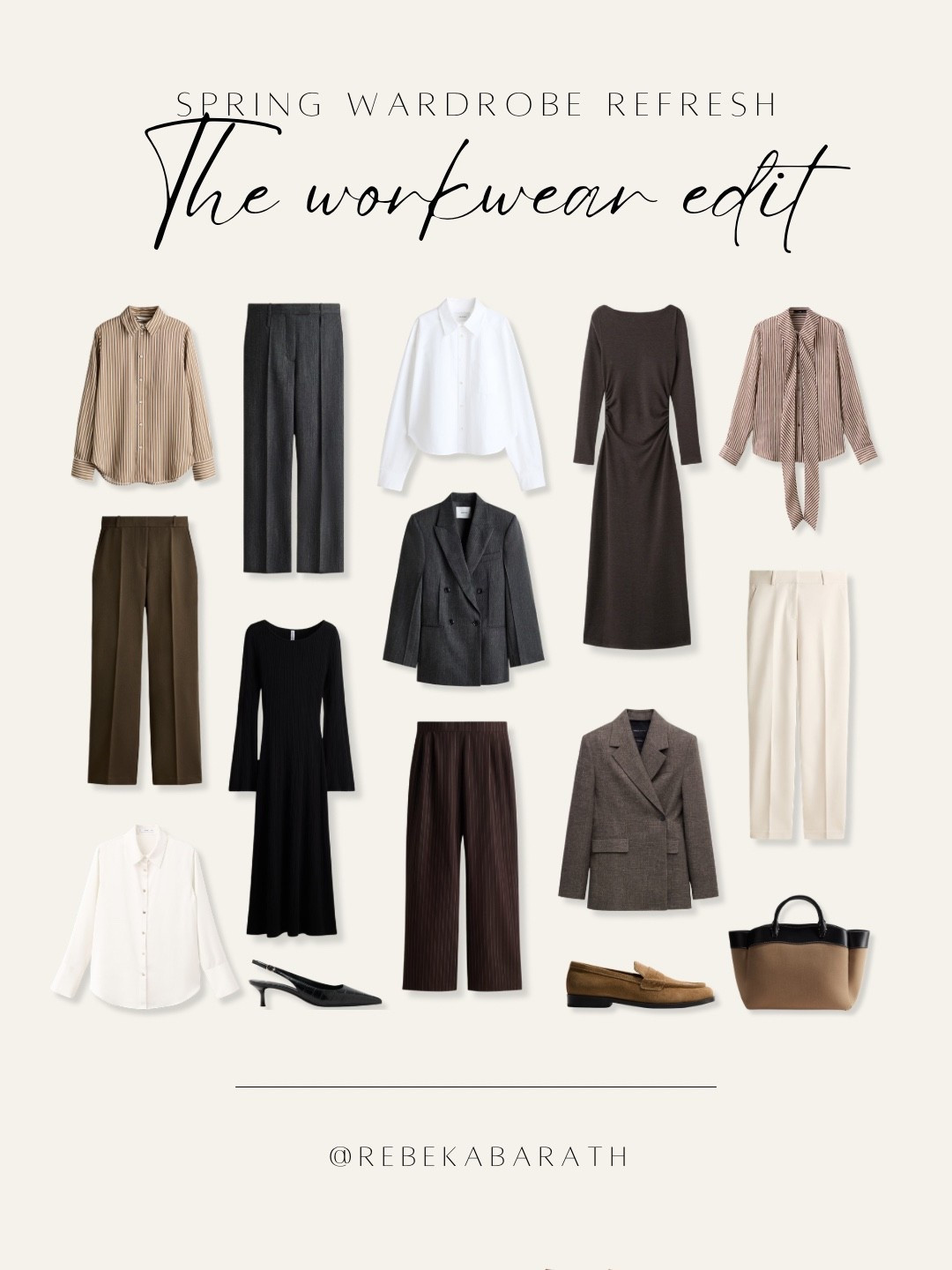 spring wardrobe refresh // the workwear edit

workwear wardrobe | capsule wardrobe | classic style | office outfits

#LTKWorkwear