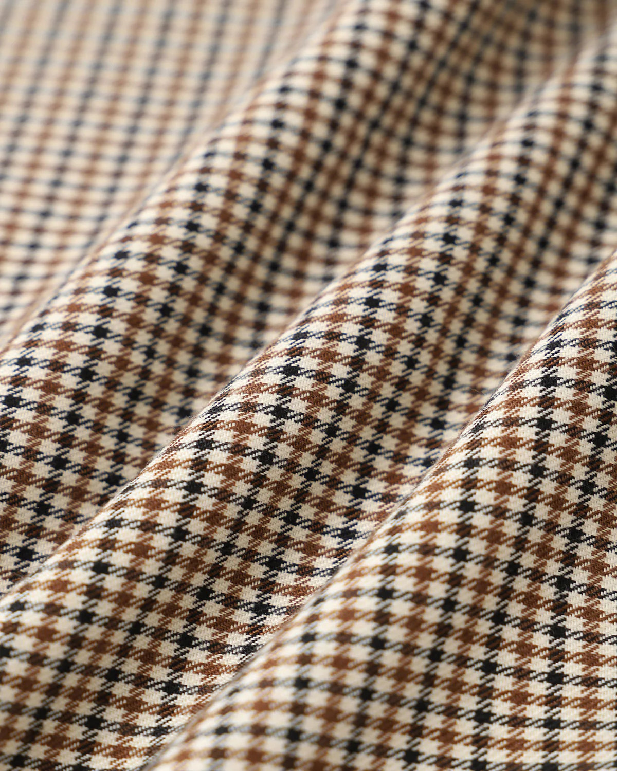 Brown Plaid Straigh Pants | rihoas.com