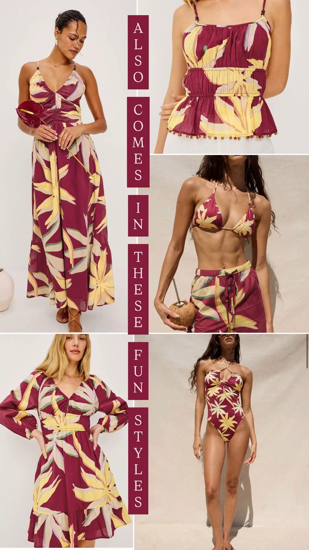 Can we talk about the Palma Print collection for a second? ❤️🌴

I’m officially obsessed. From the dreamy maxi dress to the matching tanks, elevated shorts, mini dress, bikini, and one-piece swimsuit, every single piece feels like a luxury vacation waiting to happen.

If your summer mood board is effortless resort style, European summer, rooftop dinners, beach clubs, and chic vacation outfits, this collection needs to be on your radar. The vibrant red print is timeless, elevated, and such a statement for warm-weather dressing.

Saving this entire collection to my summer wishlist…or adding to cart immediately. ✨

#RailsStyle #SummerCapsuleWardrobe #VacationStyle #ResortWear #SummerFashion #BeachVacationOutfit #LuxuryStyle #EuropeanSummer #LTKFinds #SummerCloset