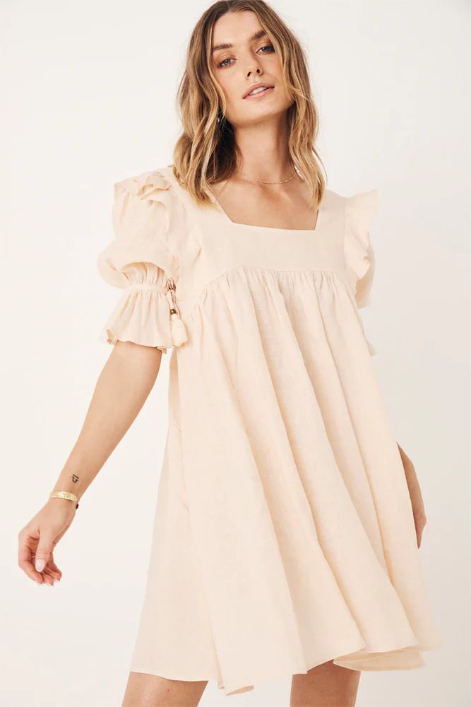 Mae Linen Mini Dress | Spell Designs (Australia & New Zealand)