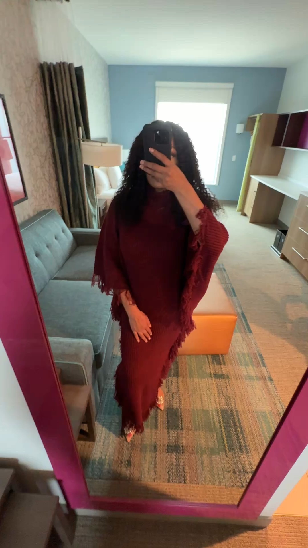 Date night outfit Maroon Fringe Side Slit Dress
The perfect maroon dress for the season! 🍷✨
POV: You found the ultimate Fall/Winter outfit. Between the sophisticated stand collar and that unique fringe detail, I’m officially obsessed with this silhouette. It’s the perfect mix of elegant and edgy with the side slit—definitely my new go-to for holiday parties, winter weddings, and seasonal events. 🥂🍂
This solid color midi dress is a must-have for your autumn wardrobe. It’s flattering, chic, and the deep wine hue is so on-trend for 2026.
Shop this exact look and more maroon outfit inspiration!

#LTKstyletip #LTKseasonal #LTKwedding #MaroonDress #FallOOTD #WinterFashion #HolidayOutfit #ModestFashion #AutumnStyle #FringeDress #HolidayPartyLook

#LTKOver40 #LTKootd #LTKPetite