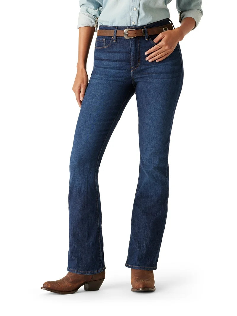 Levi Strauss Signature Women's and Women's Plus Mid Rise Bootcut Jeans, Inseams: Short, Regular, ... | Walmart (US)