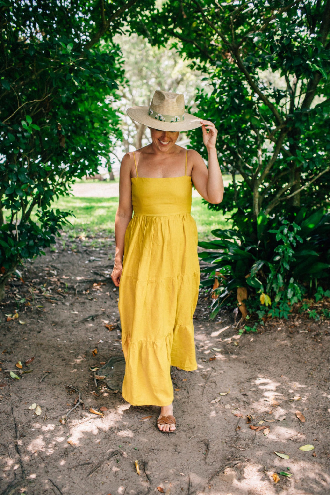 Nothing like a straw sun hat and a yellow dress to put you in a summer mood ☀️ Linking several similar styles to this post from last year! 

#LTKstyletip #LTKunder50 #LTKunder100