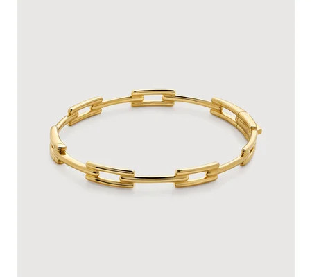 Signature Link Slim Bangle | Monica Vinader (Global)