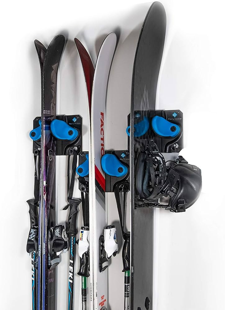 Gravity Grabber - Ultimate Ski + Snowboard Wall Storage Rack | Save Your Rocker, Tips, and Tails ... | Amazon (US)
