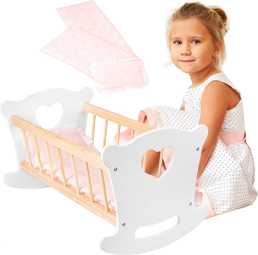 Green series Kinderplay Baby Doll Crib | Baby Doll Cradle - Baby Doll Crib Set | Babydoll Crib | ... | Amazon (US)