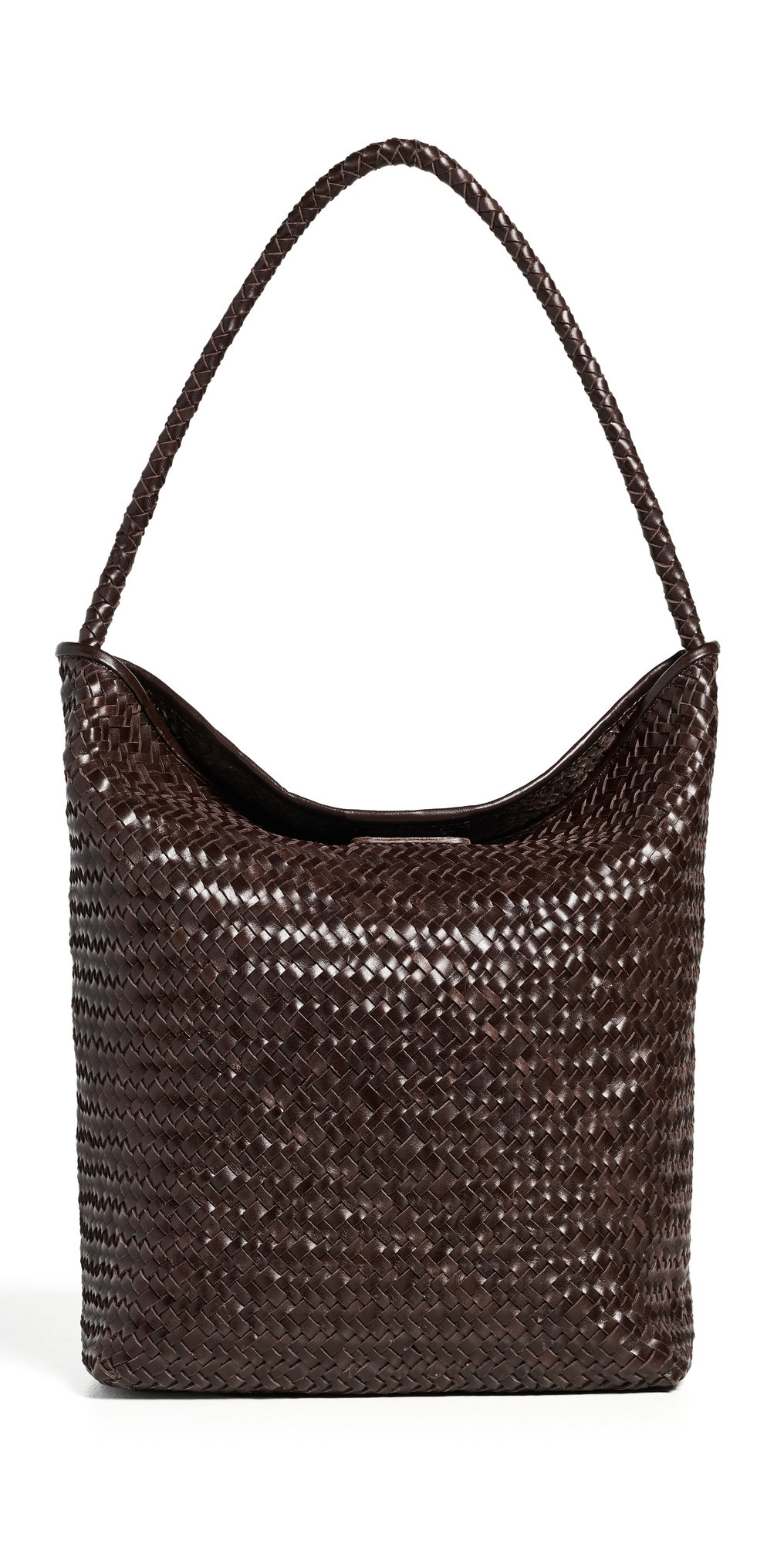 Madewell The Signature Woven Collection Bucket Bag Coffee Bean One Size | Shopbop