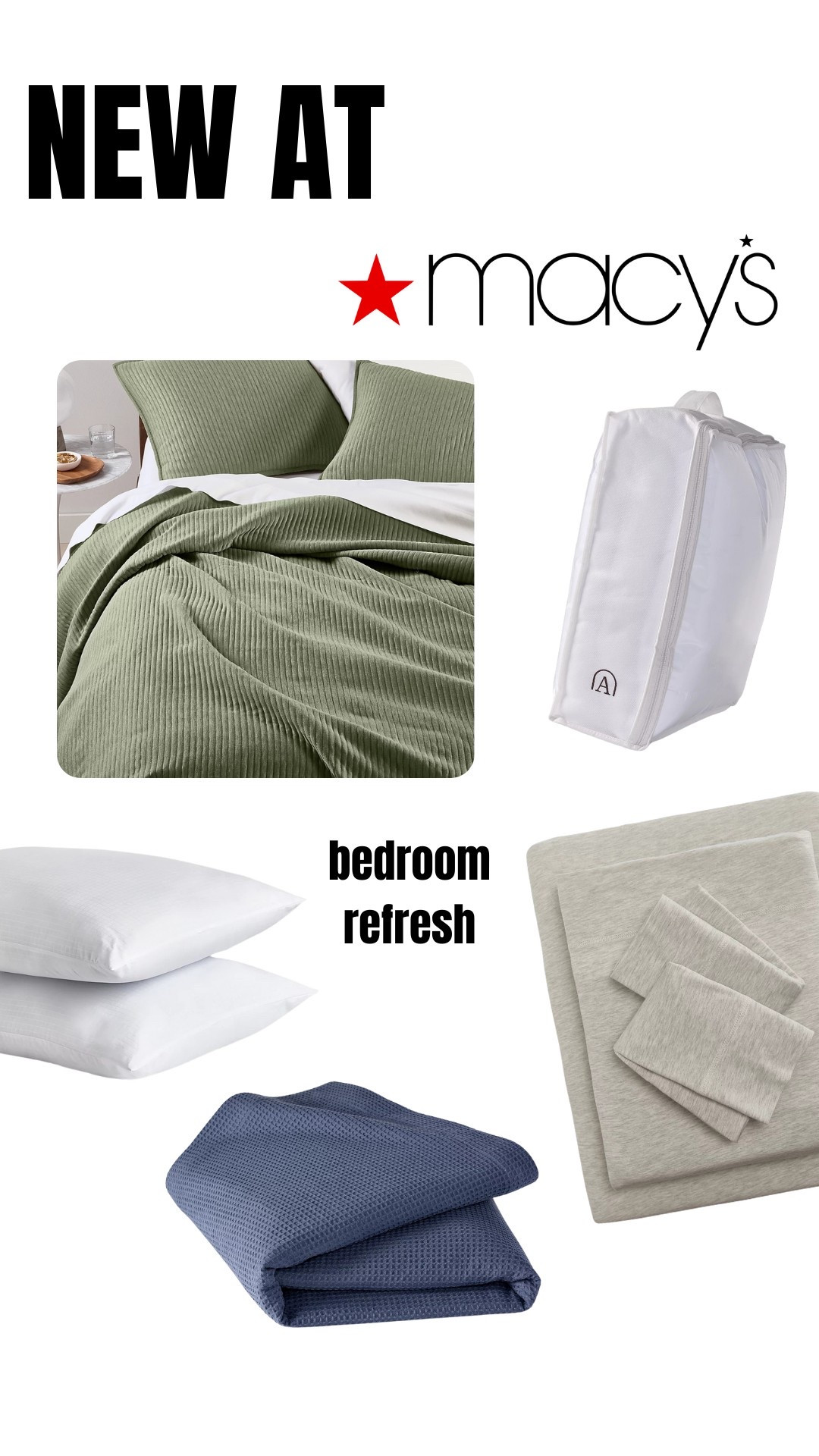 Arch Studio new at Macy’s

Bedroom decor, sheets, linens, pillows, down pillow, down comforter, quilt, bedding 

#LTKHome