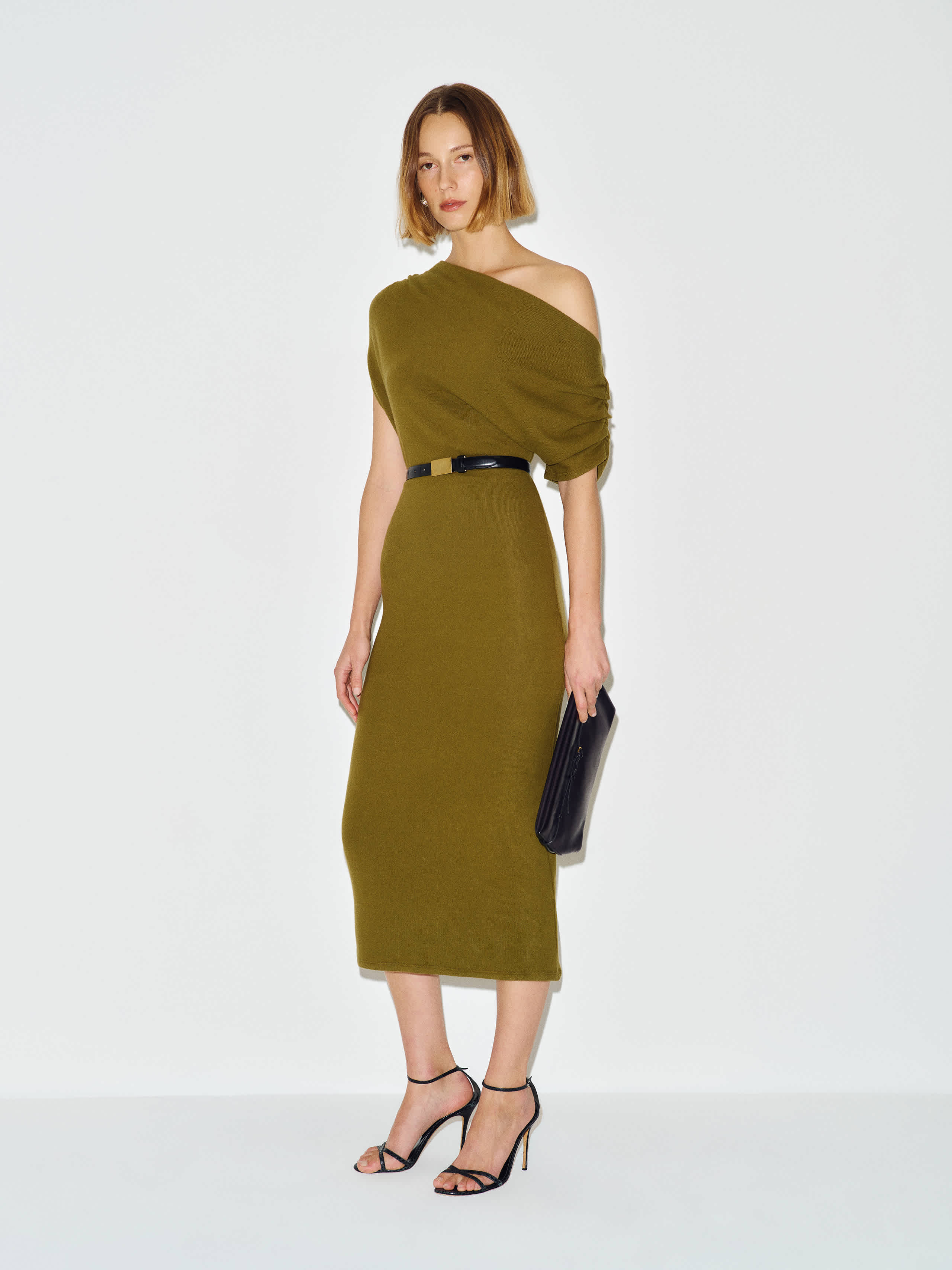 Reformation Iris Knit Dress Green XS | Reformation (Global)