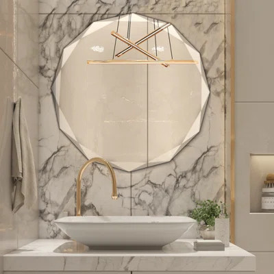 Frameless, Beveled Wall Mirror | Wayfair North America