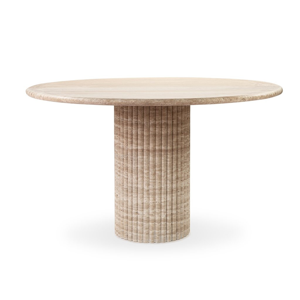 Cava Fluted Round Dining Table | Eternity Modern