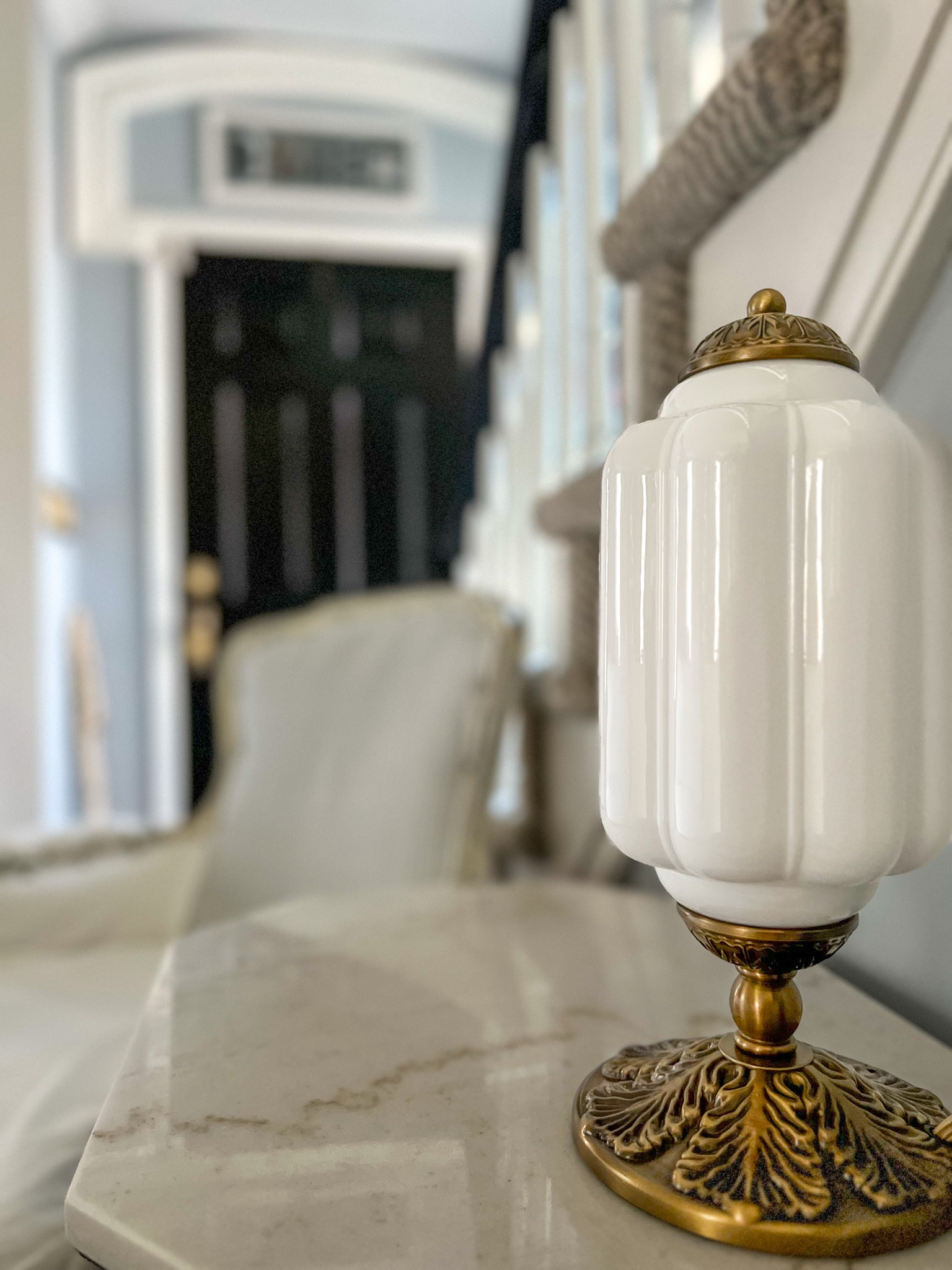 Anthropologie milk glass table lamp light #anthropologie #milkglass 

#LTKStyleTip #LTKHome #LTKU