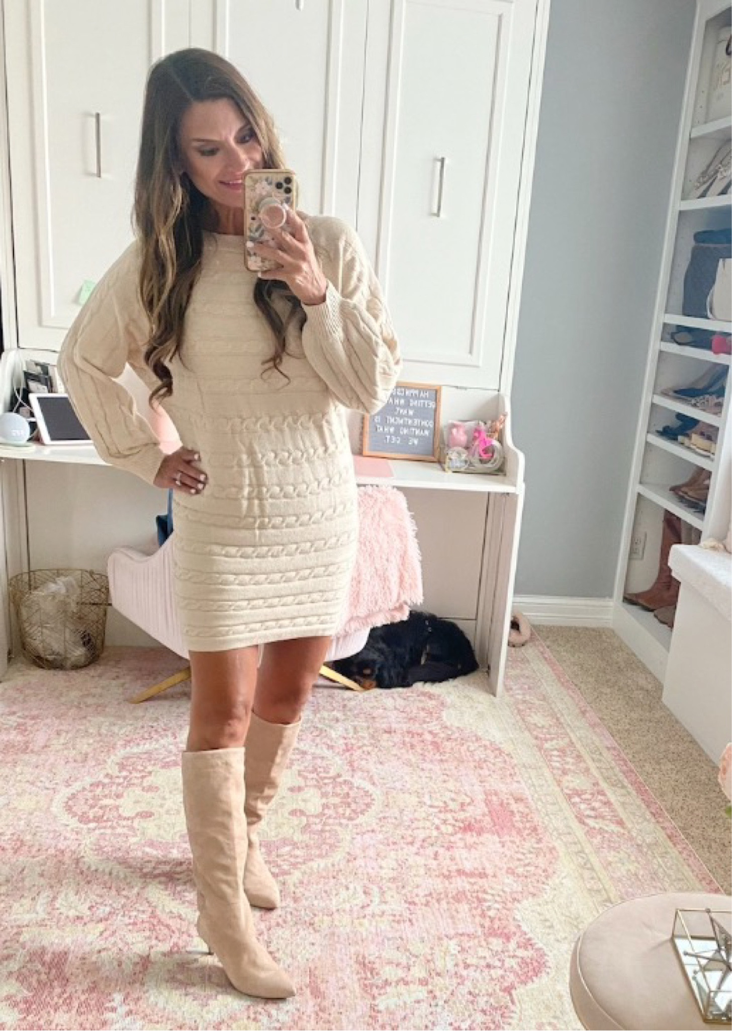 Great dress for fall - Everything is true to size. Wearing a small in the dress. 

#LTKunder50 #LTKunder100