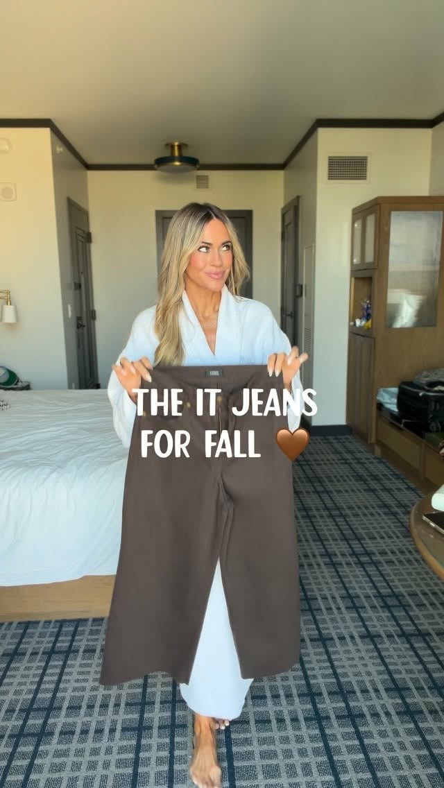 Wide leg cropped jeans in chocolate brown - name a better combo 😍 they also come in length options too! Love them paired with a tone on tone top, a statement scarf and the most fun pop of animal print shoes for a cute elevated fall outfit that is on trend!

#falloutfitideas #falloutfitinspo

#LTKgrwm #LTKmomlife #LTKSeasonal