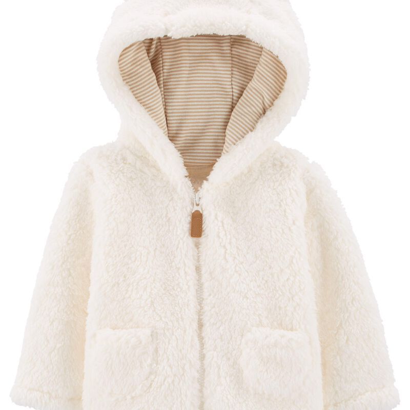 Baby Zip-Up Sherpa Cardigan | Carter's