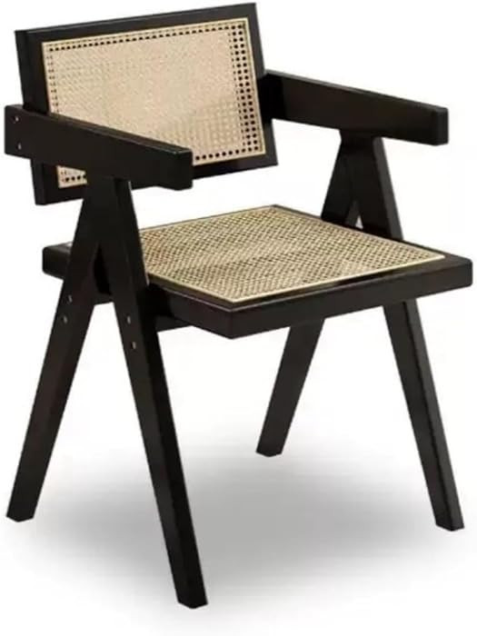 Dining Chairs, Upholstered Solid Wood Kitchen Side Chairs with Curved Backrest and Padded Seat fo... | Amazon (US)