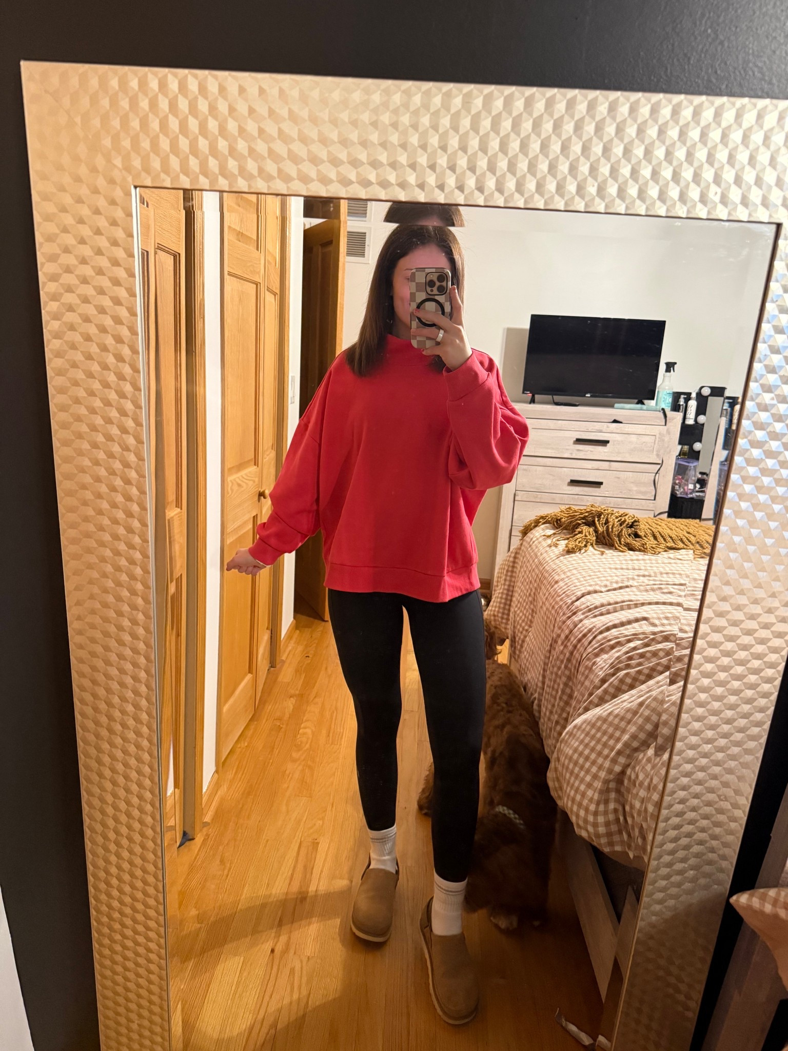 Comfy OOTD
Top: XL
Leggings: Small
Shoes: True To Size (8)

#LTKdayinmylife #LTKgrwm #LTKootd