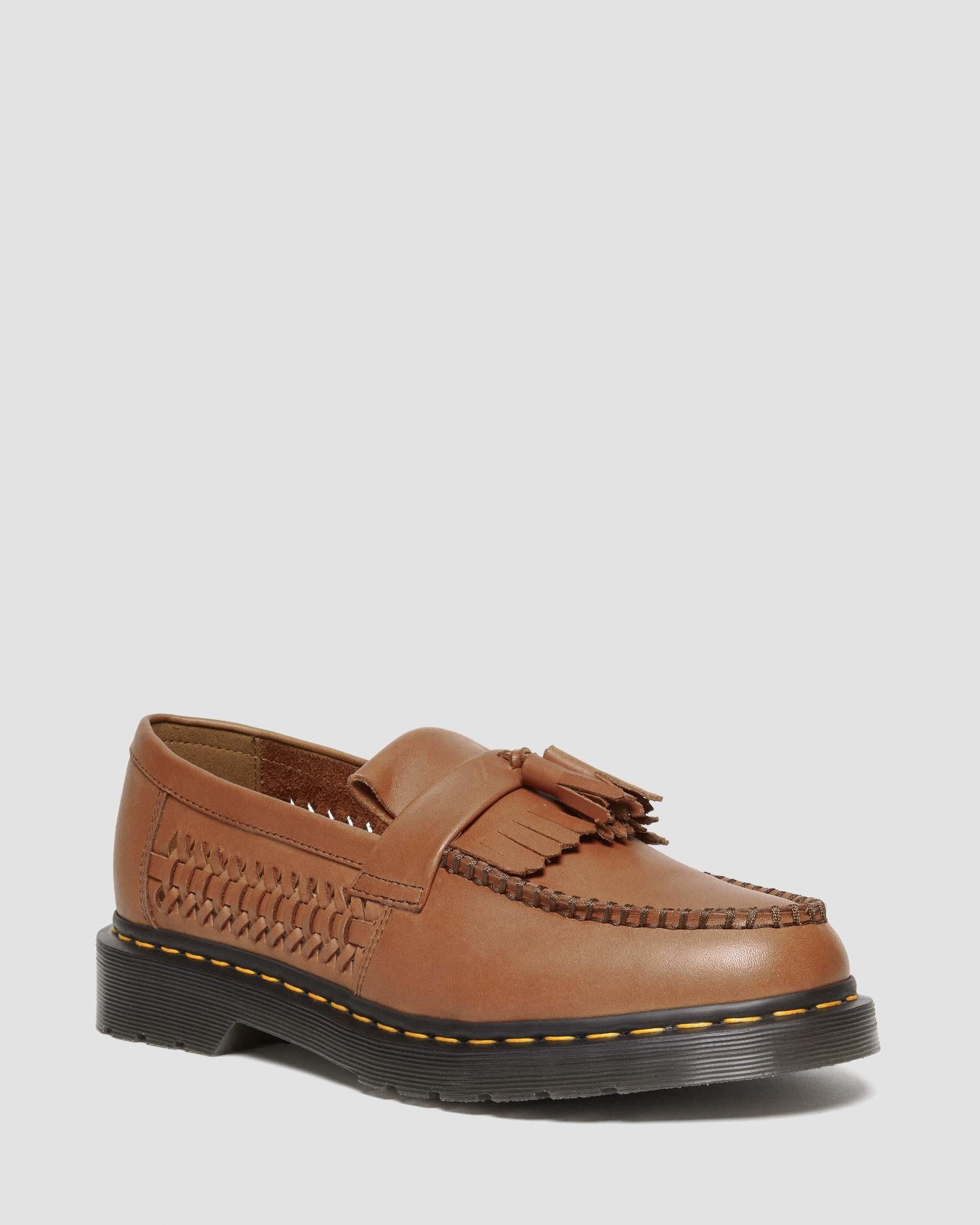 Adrian Woven Leather Tassel Loafers | Dr. Martens