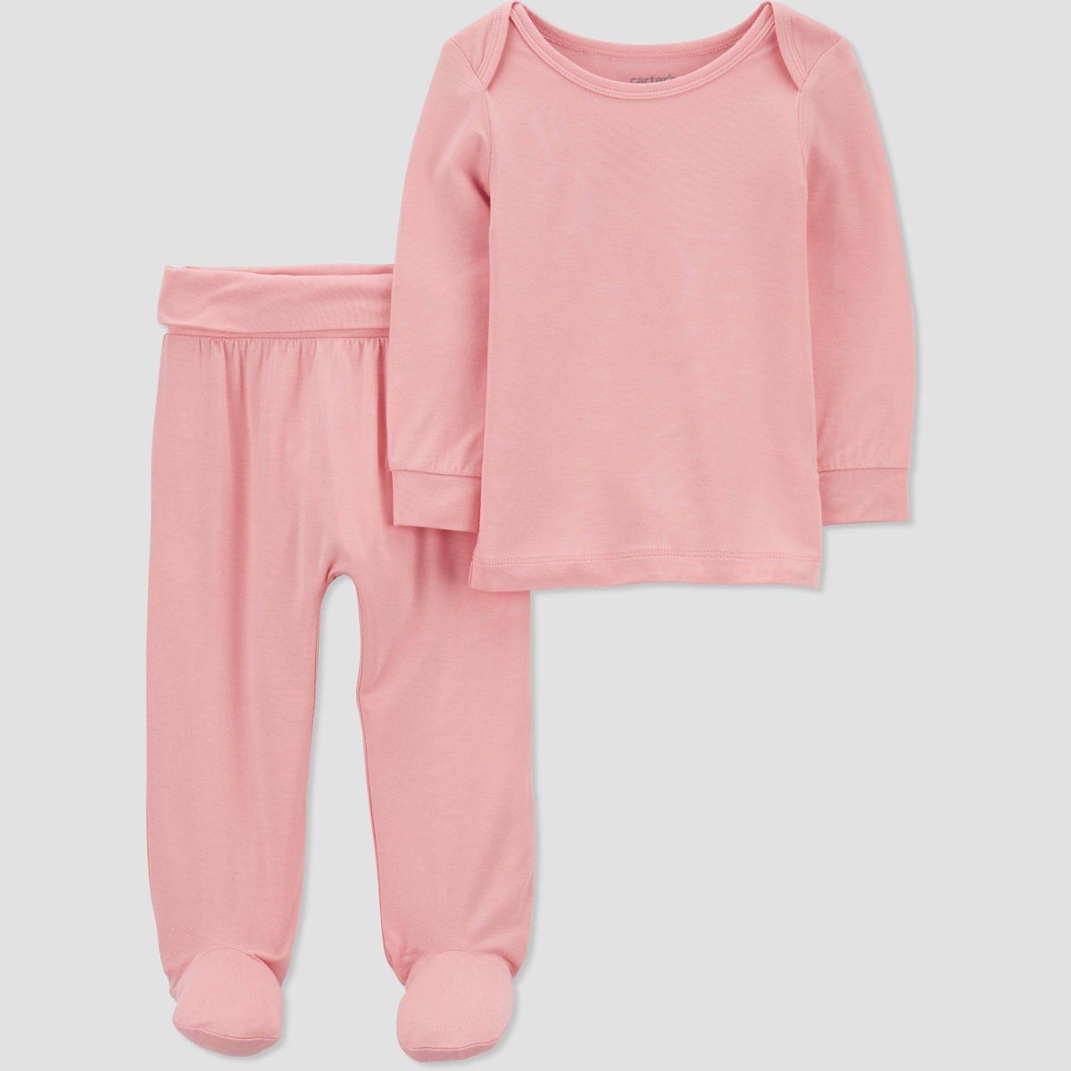 Carter's Just One You®️ Baby Girls' 2pc EcoVero Top & Bottom Set - Pink | Target