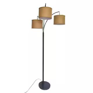Adesso 80 in. Antique Bronze 3 Arc Floor Lamp AF40818AB - The Home Depot | The Home Depot