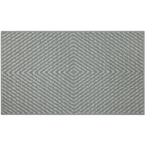 Mainstays Transitional Diamond Gray Kitchen Mat, 20 in x 34 in - Walmart.com | Walmart (US)
