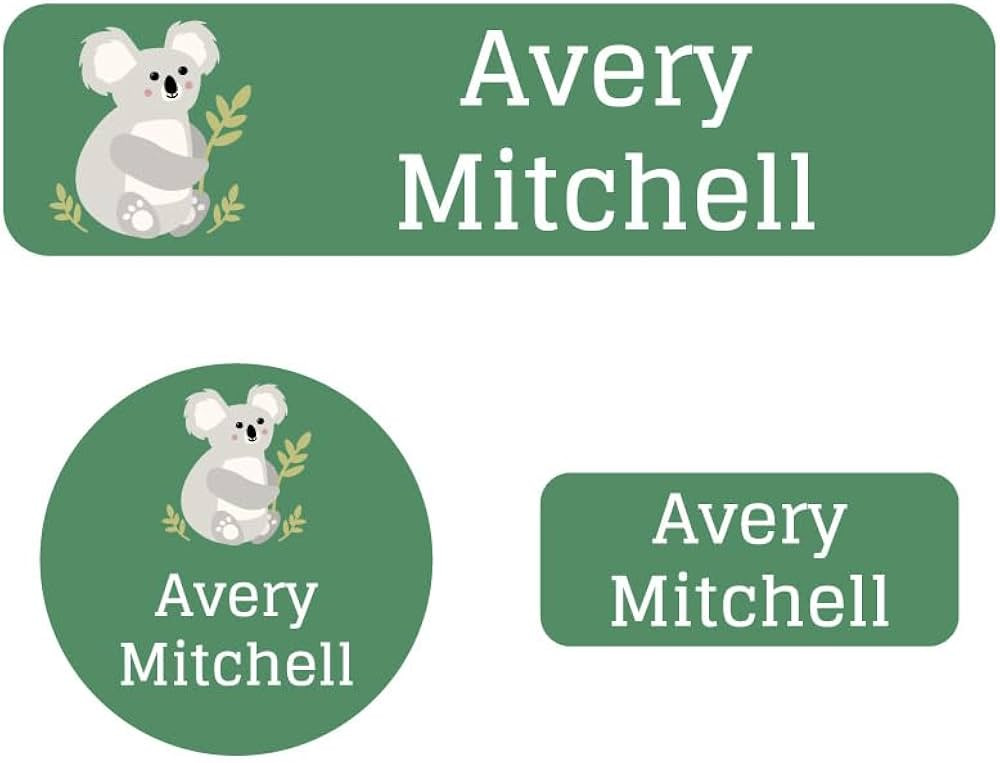 Name Bubbles - Custom Name Labels for Daycare, School, and Camp (90 Labels - 3 Sizes) - Personali... | Amazon (US)