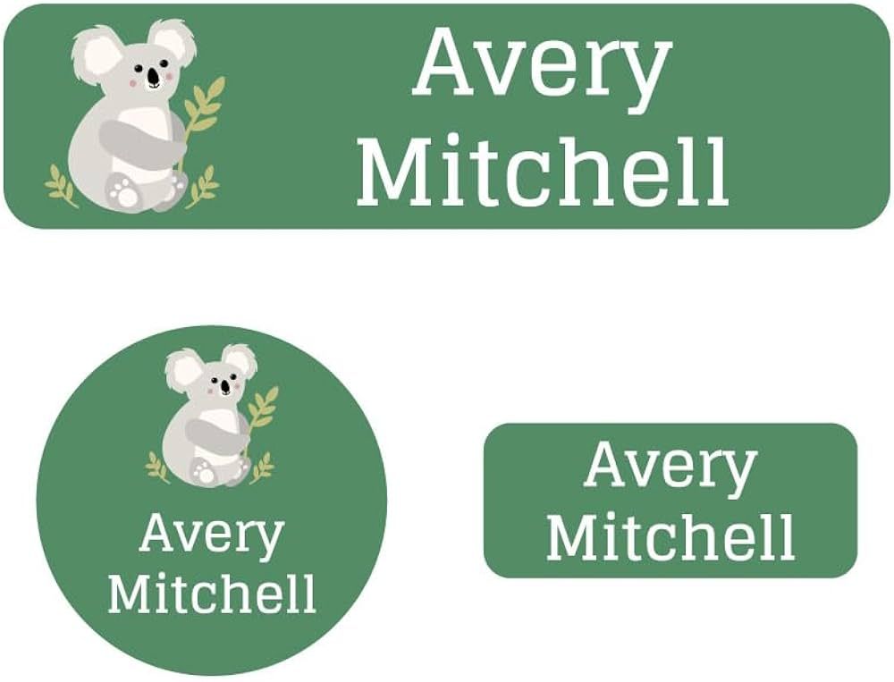 Name Bubbles - Custom Name Labels for Daycare, School, and Camp (90 Labels - 3 Sizes) - Personali... | Amazon (US)