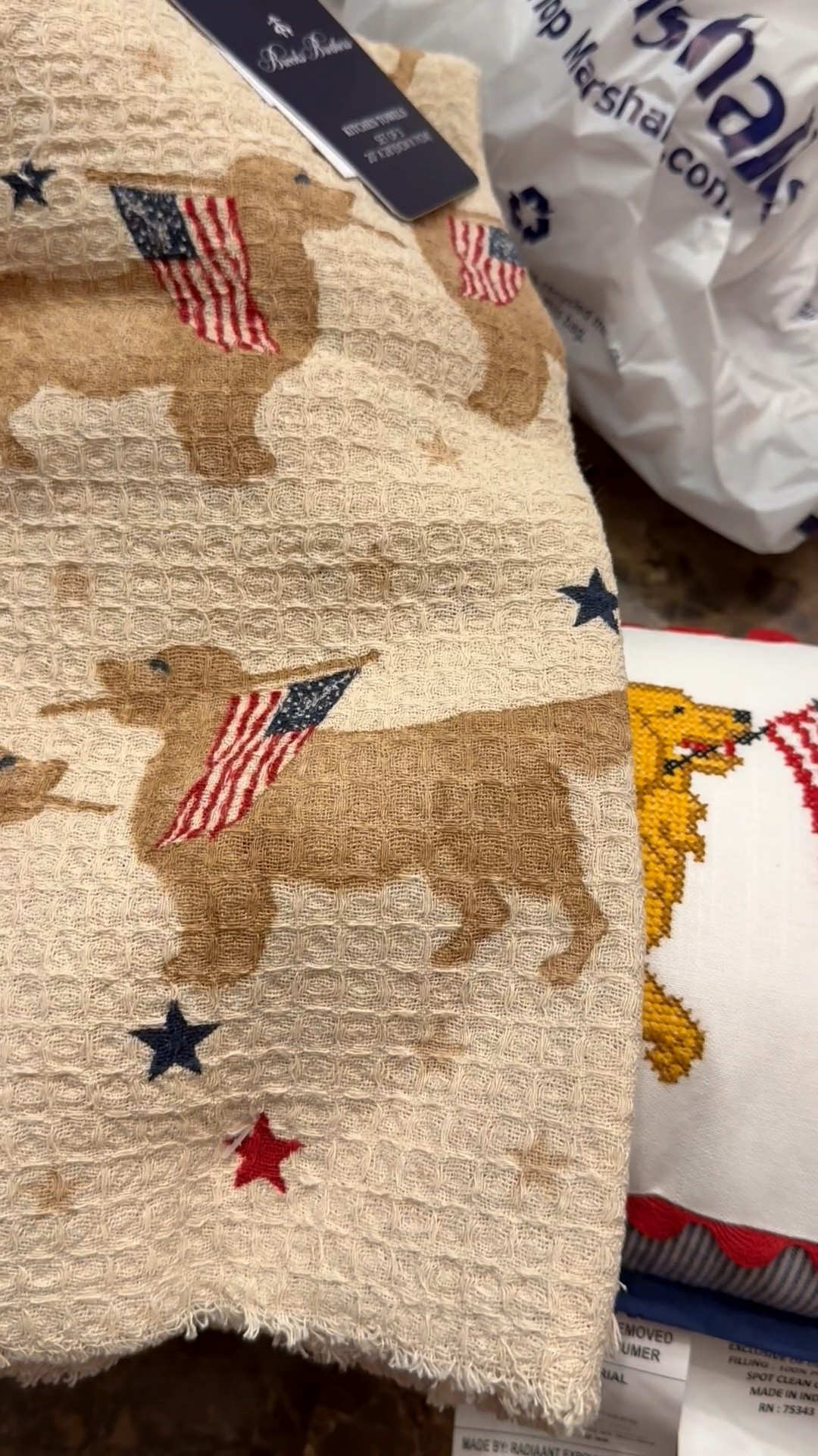 Golden retriever dish towels at Homegoods🇺🇸❤️🤍💙 honestly the cutest thing! So festive for Memorial Day and Fourth of July coming up! I couldn’t find these online so I linked up some other patriotic things I’ve found

#LTKdayinmylife #LTKHome
