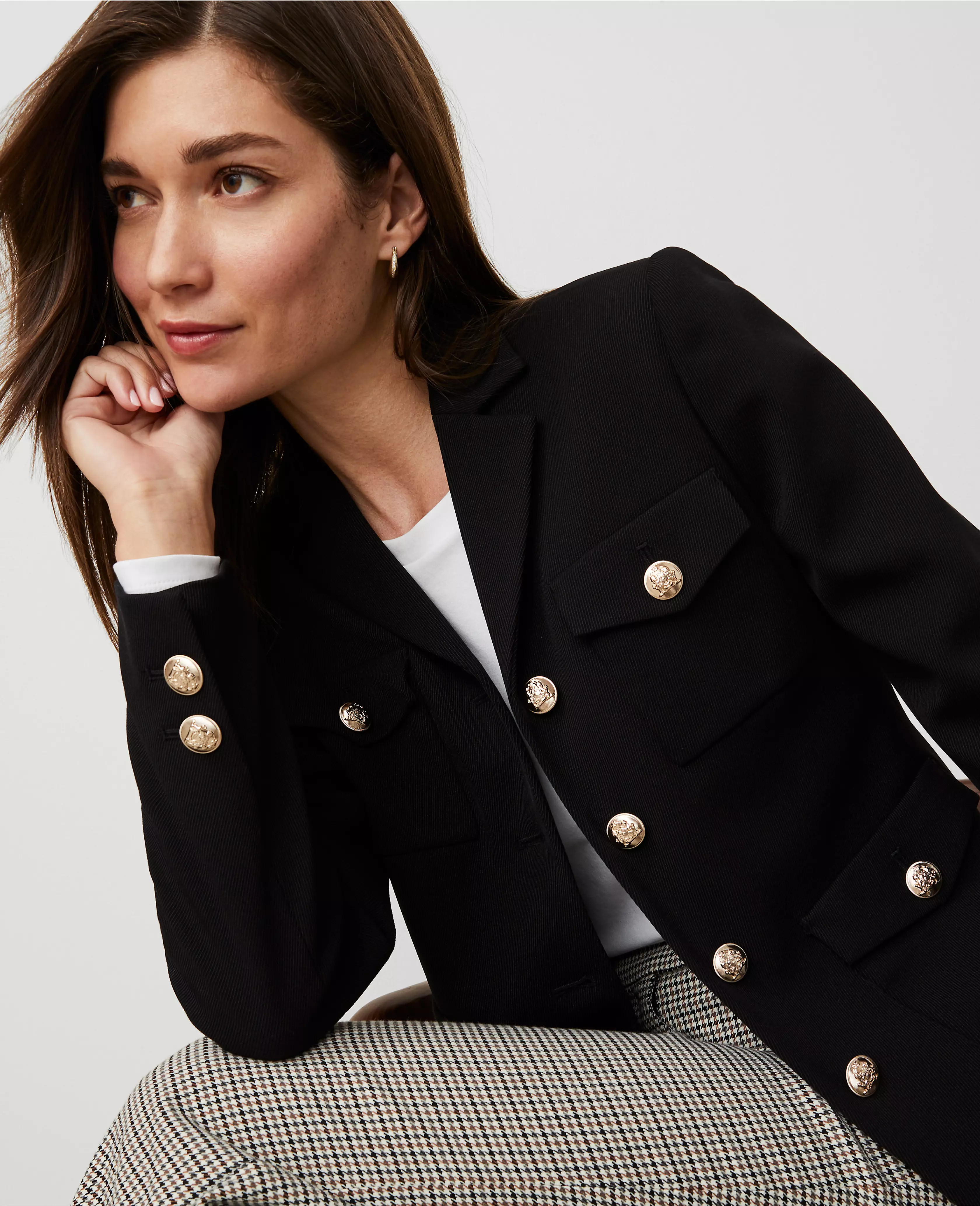 Military Twill Jacket | Ann Taylor
