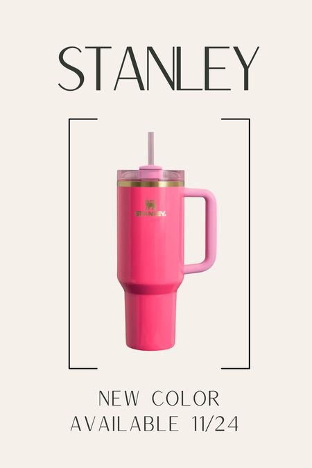 New pink Stanley! 

#LTKSeasonal #LTKCyberWeek