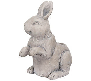Barbara King Stone Texture Manon Rabbit Planter | QVC