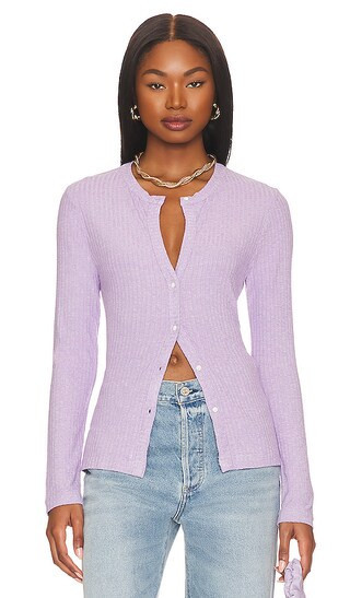 Sadie Cardigan in Lilac | Revolve Clothing (Global)