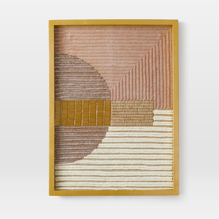 Roar & Rabbit™ Embellished Half Circle Wall Art | West Elm (US)