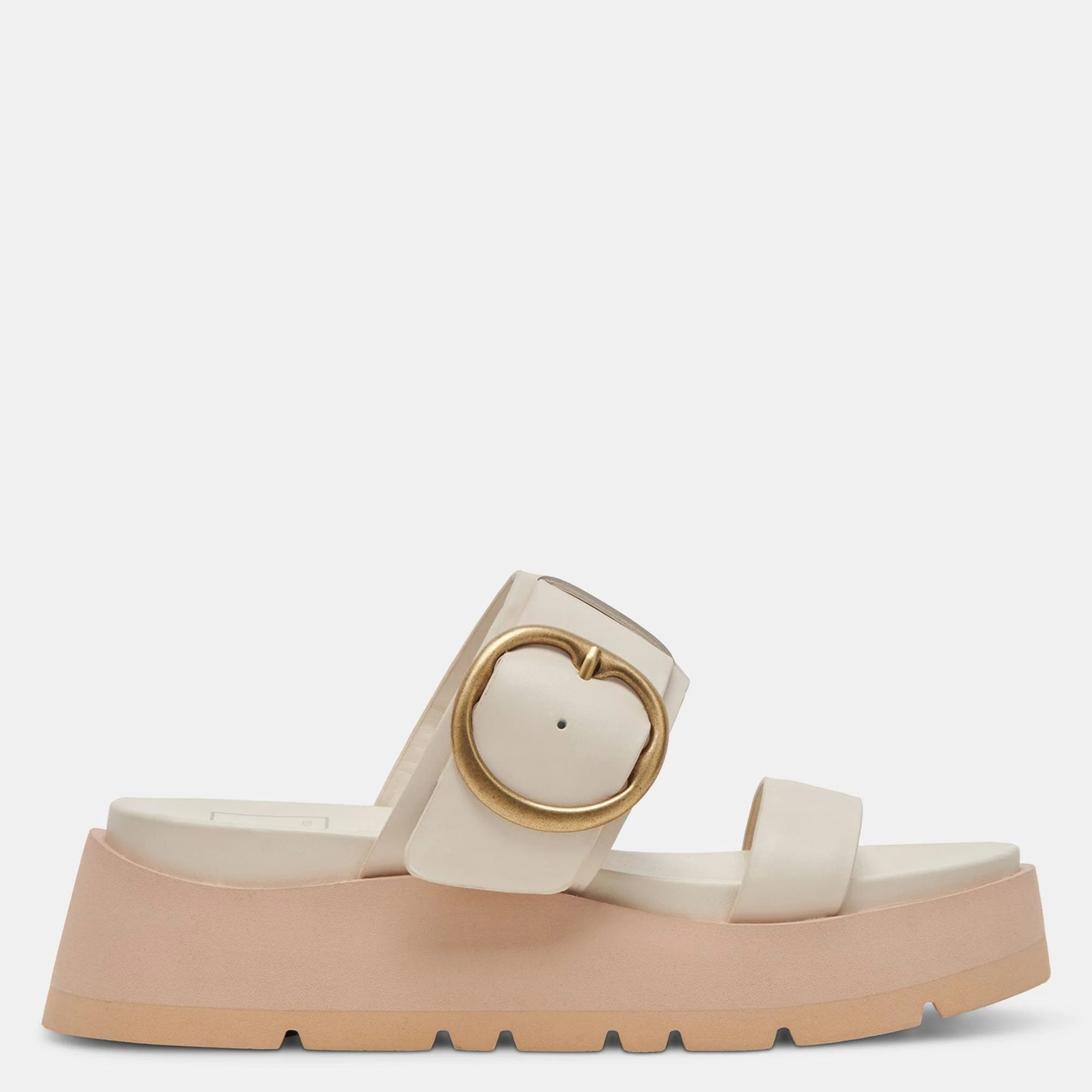 DEX SANDALS IVORY LEATHER | Shop Simon