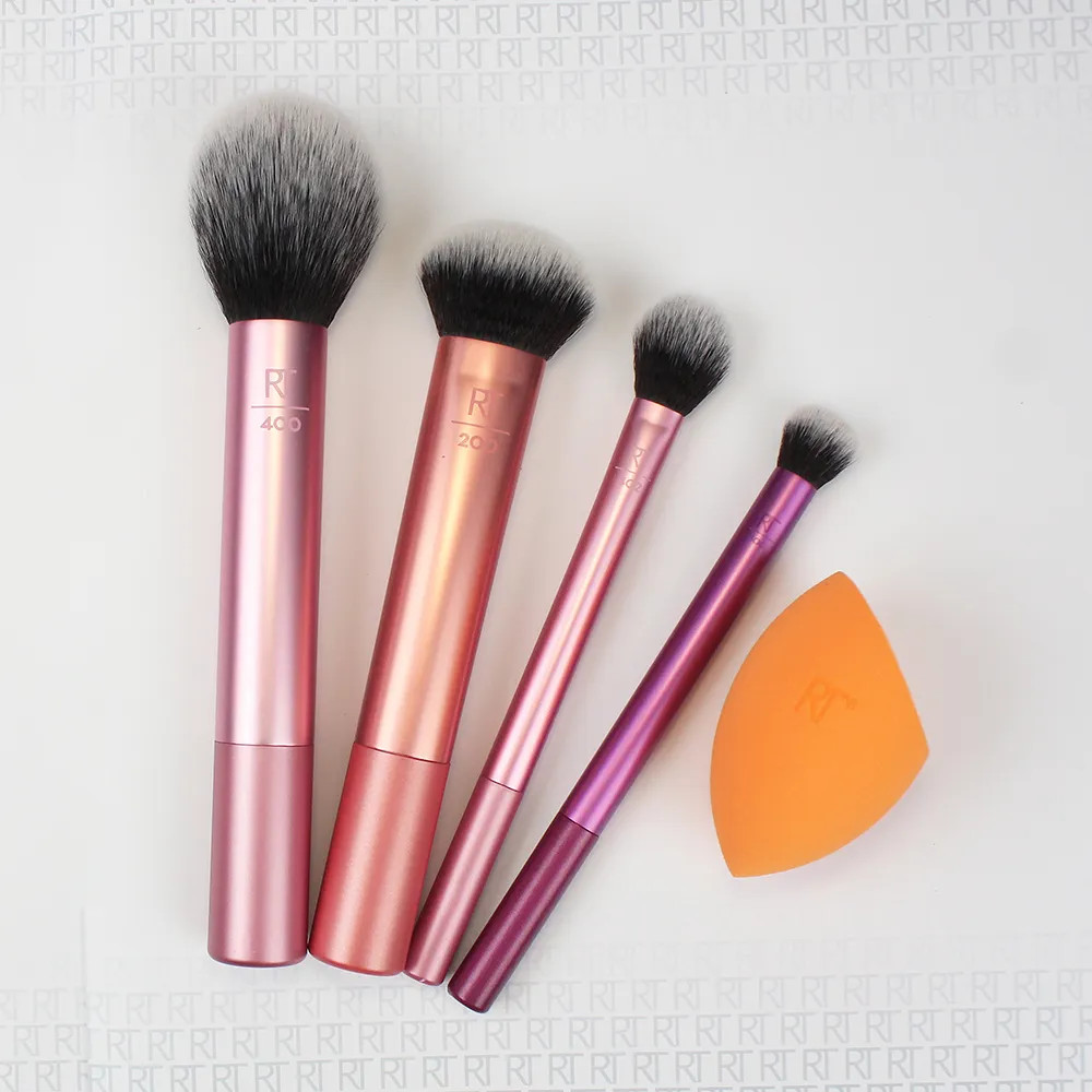 Kit de Pincéis para Maquiagem Real Techniques Everyday Essentials Set Roxo | Amobeleza (BR)