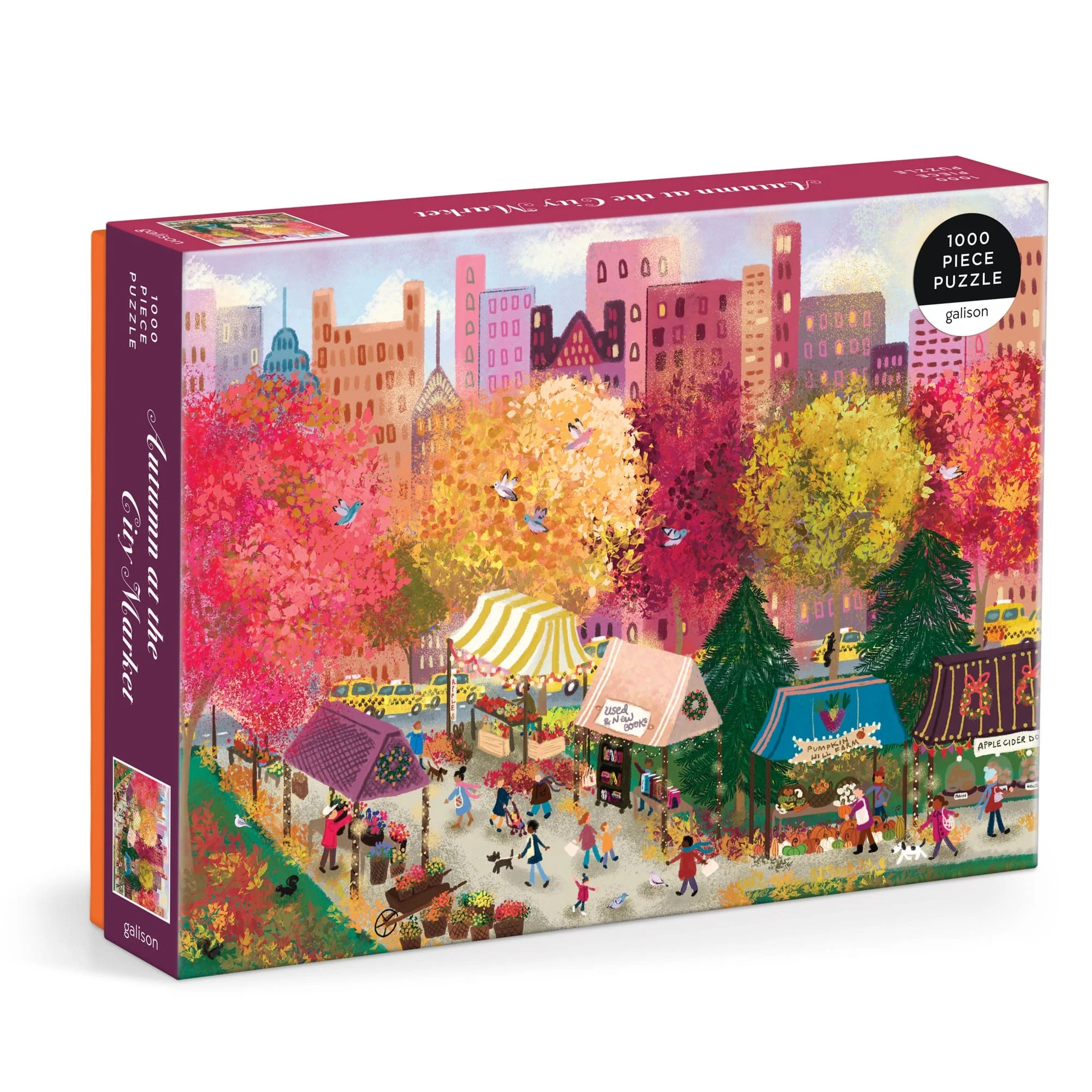 Joy Laforme Autumn at the City Market 1000 Piece Puzzle | Galison