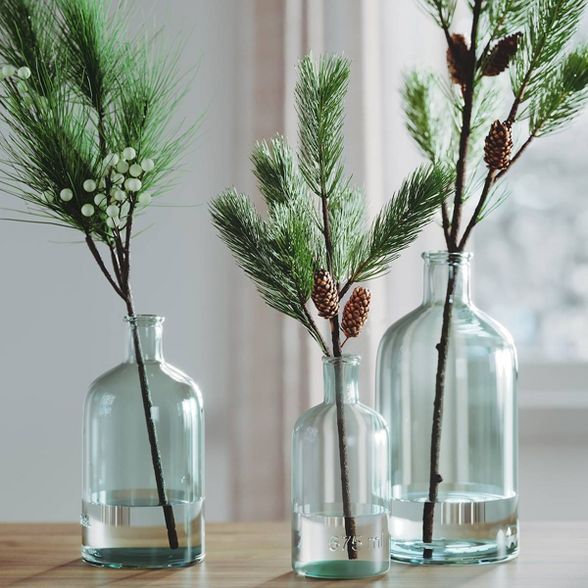 Clear Glass Vase - Hearth & Hand™ with Magnolia | Target