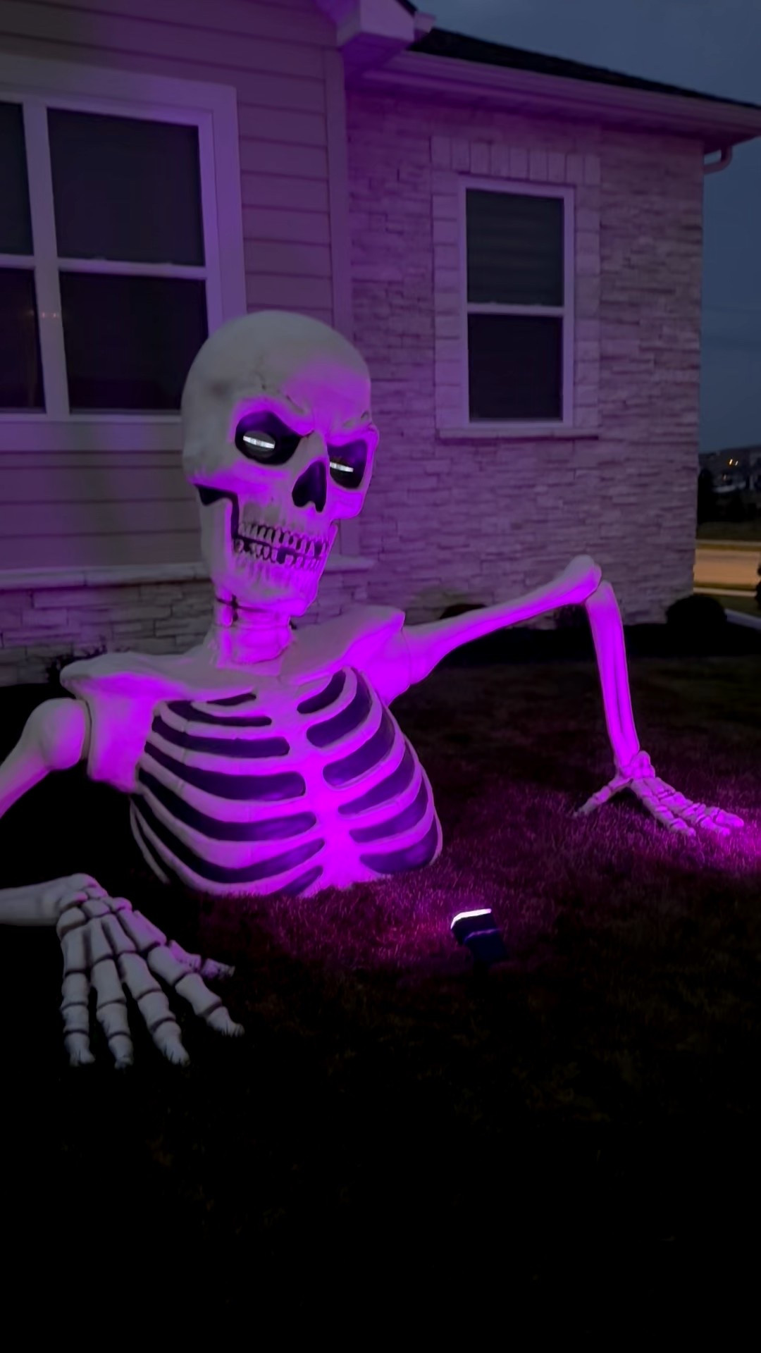 Our front yard’s new spooky star! This giant skeleton was a Costco find (now sold out), but I linked similar ones you can still grab. Lights are from Amazon with multiple color settings.

#LTKSeasonal #LTKHome