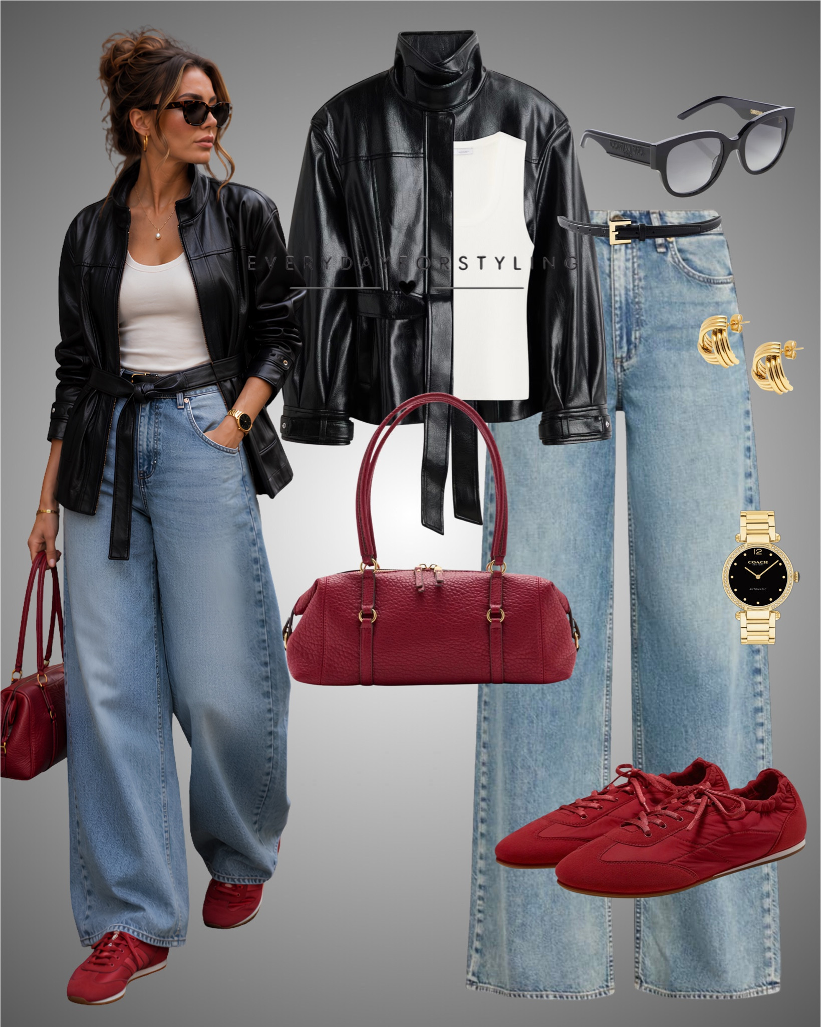 A little red makes the classic jeans-and-sneakers combo instantly cooler ❤️‍🔥

jeans outfit ideas, jeans and sneakers outfit, sneakers outfit women, casual chic outfits, women’s jeans outfits, denim outfit ideas, everyday outfit ideas, stylish casual outfits, elevated casual style, classic jeans outfit, straight leg jeans outfit, wide leg jeans outfit, blazer and jeans outfit, leather jacket outfit, neutral outfit ideas, fall transition outfits, spring transition outfits, effortless style women, 35+ fashion, women’s fashion USA UK

#JeansAndSneakersOutfit, #WomensDenimOutfits, #EverydayOutfitInspiration #AutumnOutfitsInspo
#WaystoStyleJeans 

#LTKSeasonal #LTKTravel #LTKootd