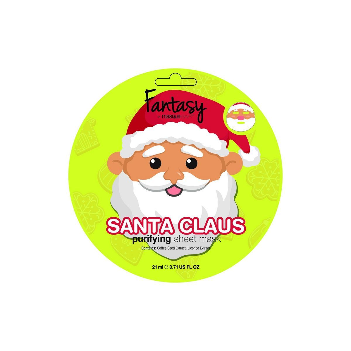 Fantasy by Masque Bar Santa Claus Purifying Sheet Mask - 0.71 fl oz | Target