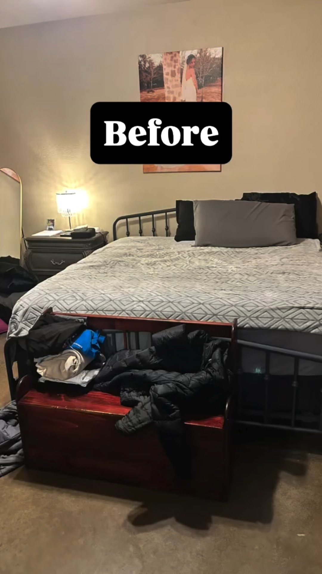 I love our beautiful bedroom!! It feels like a fairytale 🤍🤍🤍