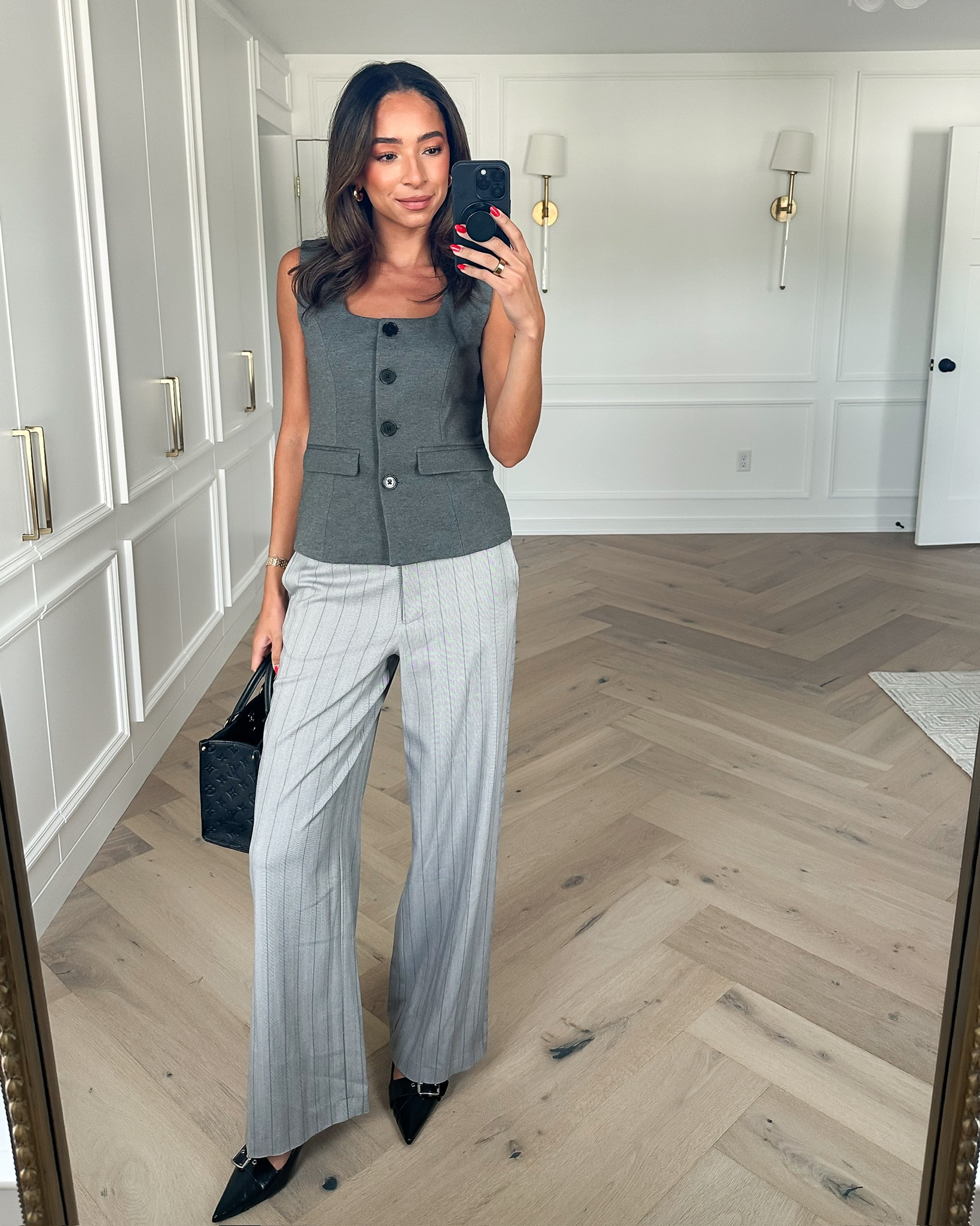 Nordstrom Anniversary Sale outfit 🖤 Wearing size small xxs vest, size 2 wide leg trousers, shoes fit TTS 



Nsale
Nordstrom sale
Fall outfit
Fall fashion 
Fall wardrobe 

#LTKstyletip #LTKsalealert 

#LTKSeasonal