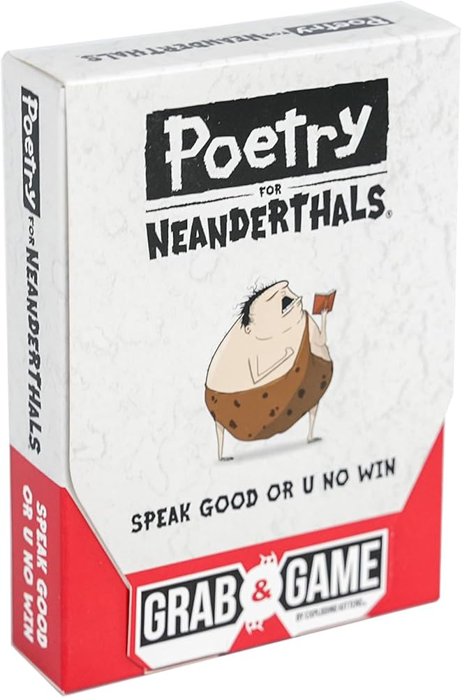 Exploding Kittens Poetry for Neanderthals Grab & Game 2+ Players - Ages 7+ - 10 Minutes to Play -... | Amazon (US)