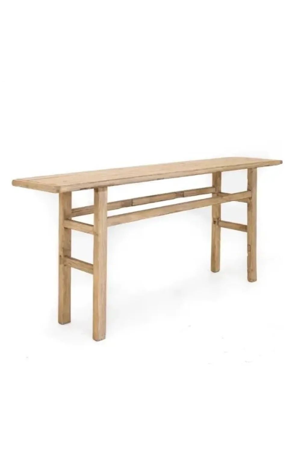 Alameda Elm Wood Console Table Grand | Luxe B Co