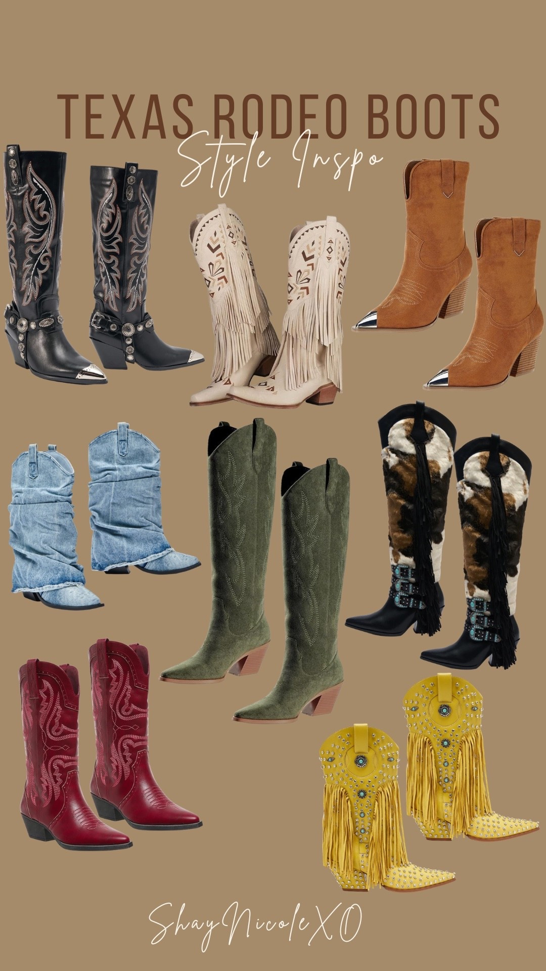 All the boot inspo for the Texas rodeo👢

#LTKootd #LTKspring #LTKSeasonal